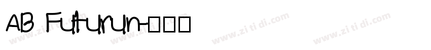 AB Futurun字体转换